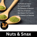 Moringa Organic Refined Fresh Leaf Powder 250 Grams for weight, face height By Nuts N Snax. 