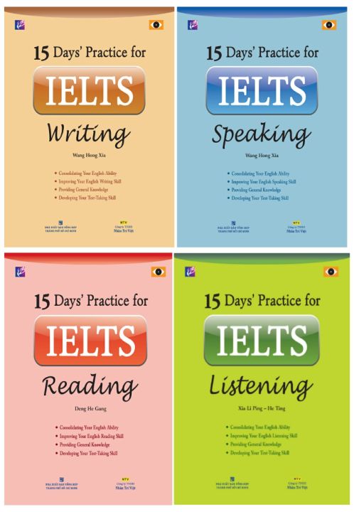 15 Days Practice for IELTS Preparation - Complete Set of 4 Books