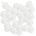 2X 100pcs PE Foam Rose Flower Heads Artificial Rose Flowers White. 