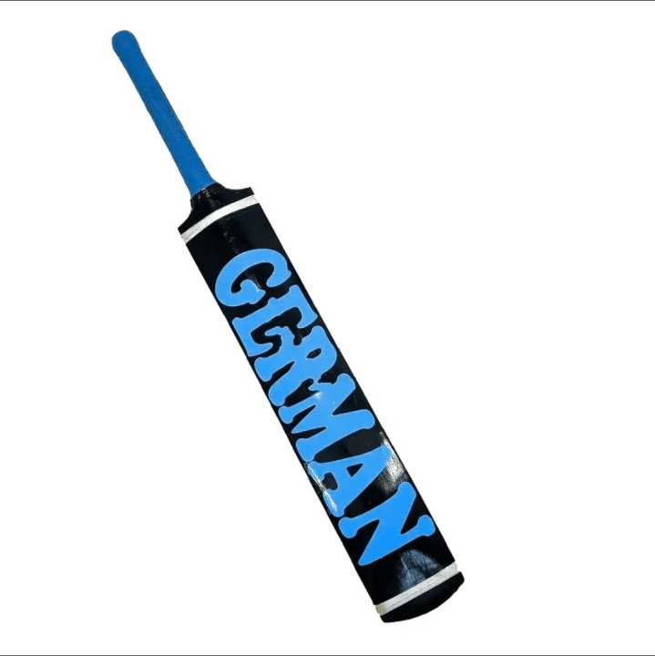 German Sports Tape Ball Cricket Bat Blue Edition