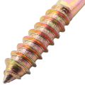 M8 x 70mm Double Ended Wood to Wood Furniture Fixing Dowel Screw 5Pcs. 