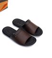 Pure Leather house slippers for Men-Leather chappal for Gents.. 