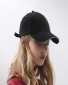 Cap For Girls Plain Sun Block & Baseball Beautiful Black Color. 