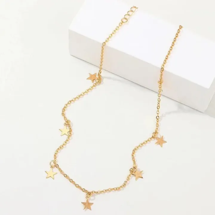 New%20Simple%20%20Star%20Necklace%20Pendant%20Choker%20.W0men%20And%20Girls%20-%20Image%203