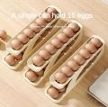 Automatic Scrolling Egg Rack, Double Layer Egg Dispenser, Counter Top Egg Storage Tray. 