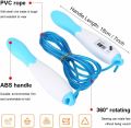 Adjustable Fitness Jump Rope with 360 Degree Rotation and Mechanical Counting for Adults & Kids. 