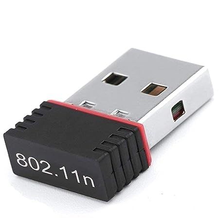 USB WiFi Adapter,Wireless Network Receiver Dongle for Desktop Laptop,(Support- Windows XP/7/8/10 MAC OS) NOt Support to DVR and HDTV(Black)