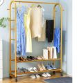 Luxury Floor Clothes Drying Rack Household Coat Rack Bedroom Simple Clothing Stand Hanger Fashion Porch Wardrobe Coat Shoe Shelf. 