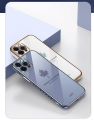 For Samsung Galaxy Grand Prime / Grand Prime Plus Back Cover with Lanyard Fashion Shiny Plating Maple Leaf Design Camera Lens Protection Square Edge Soft Silicone Protective Phone Case. 