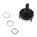 12V1 Rod/12 Way Black Rotary Switch Solder Terminals 12-way Rotary Switch. 