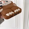 【Ready Stock+COD】Japan Cute 3D Big Mouth Teeth Anime Girl Doll Shock-proof Silicone Phone Case for Iphone 11 12 13 14 15Pro Max Protection Cover. 