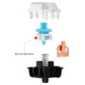 Gateron Optical Switches Blue/Red/Brown/Black/Yellow/Axis Interchange Optical Switch For GK61 SK61 SK64 Mechanical Keyboard. 