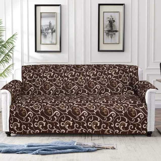 Printed Quilted Sofa Covers, Water Resistant Slipcover Furniture Protector