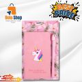 INS Cute Diary Set Wind Pink Best Quality Unicorn Flamingo Creative Notebook Sub Notepad Pen Set Korea Stationery Kawaii Diary School Girl. 
