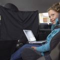 Car Divider Curtain Sun Shade Car Camping Separation Privacy Curtain. 