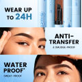 FOCALLURE 3D Eyebrow Gel Cream 2 In 1 Eyeliner Pencil 3 Colors Waterproof Long-lasting Eyebrow Pomade Enhancers Makeup Cosmetics. 
