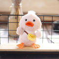 Duck Keychain Lovely Expression Plush Duck Keychain Children Doll Toy. 