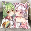 Azur Lane Pillow Ship Mother Lafite Anime Surrounding Pillow Two-Dimensional Pillowcase Men and Women Birthday Gift Cushion. 