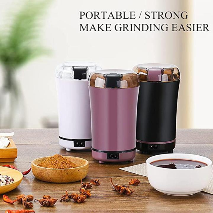 Mini Kitchen Electric Coffee Grinder Cereals Nuts Beans Spices Grains Grinding Machine Multifunctional Home Coffee Grinder