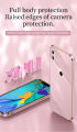 For Huawei Nova 3i Back Cover Luxury 6D Plating Frame Shiny Bling Cases Soft Silicone Square Protective Mobile Phone Case for Girls Boy. 