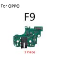 Headphone Jack Audio Microphone Connector Complete Board Flex Cable Parts For OPPO F1s F1 F3 Plus F5 Youth F7 F11 F15 F9 Pro. 