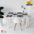 Gifts Art -  Tile Stickers Pack of 6 / 12 / 24 / 48 / 102 Pcs. 12x12 cm Black and White MultiPattern Design Wall Decorative Self Adhesive Tiles Stickers Bathroom Kitchen Sticker Wall Wallpaper Border Decoration. 