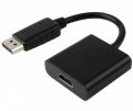 Display-port To HDMI-compatible Adapter Port Converter Male DP to Female HD TV Cable Adapter Video Audio For PC TV. 