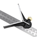 3 in 1 300 mm Measuring Ruler Adjustable Measuring Ruler Multi Combination Square Angle Finder. 