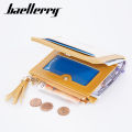 Baellery 2023 New Short Women Wallets Free Name Engraved Cute Card Holder Simple Female Purses Fashion Kpop Wallet For Girls. 