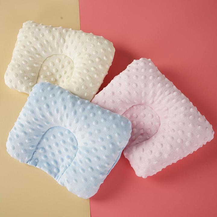 Baby U-shaped Pillow Newborns Shaping Pillows Solid Color Infant Sleep Positioning Pad Travel Pillows for Babies 0-1 Year Old
