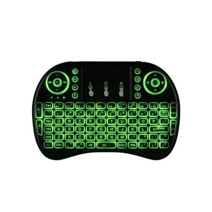 Smart TV Keyboard - Mini Lighting Wireless Keyboard With Mousepad(Touch)