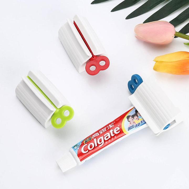 Press Manual Squeezed Toothpaste Multifunctional Toothpaste Tube Squeezer Clip-on Facial Cleanser Squeezer Bathroom Supplies