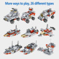 Building Blocks Aircraft Carrier Battleship Navy Robot Tank Aircraft Carrier Educational Toys for Kids. 