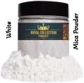 Mica Powder Pigment “White Mica” Multipurpose DIY Arts and Crafts Additive | Woodworking, Epoxy, Resin, Paint, Soap, Nail Polish, Lip Balm (White Mica). 
