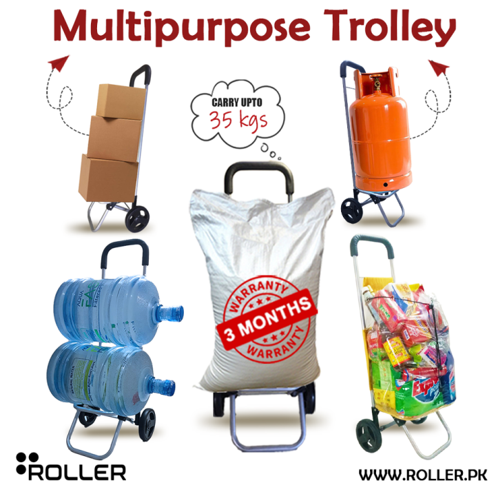Water Bottle Trolley | Premium Trolley Cart in Pakistan for Shopping and More!