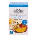 Ahmad Cold Brew Peach & Passion Fruit Black Iced Tea, 20 Foil Tea Bags. 