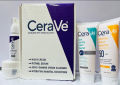 Luxolite - Original 4 in 1 CeraVe Brightening Glow Kit - Developed with Dermatologists - Skin Renewing Formula - Night Cream - Serum - Cleanser - Sunscreen. 