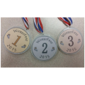 24Pcs Colorful DIY Medal Lanyard Medal Design Your Own Award Medals,DIY Medal for Children, Corporate, Sports, Festivals. 