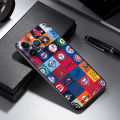 【EmotionaE】Logo N-NBA Basketball Team Phone Case For Apple iPhone 15 14 13 12 11 XS Mini Pro Max 8 7 6S 6 XR X Plus TPU Black Soft Cover. 