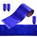 HOLOGRAPHIC Transfer Foils Starry NAIL LASER FOIL 6 Colours NAILS Stickers Paper. 
