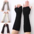 Handmade crochet gloves for girls. 