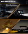 1 PC Mini Driving Fog Lights for Motorcycles, Cars, Jeeps - Spot Light LED Bike Light, Night Vision Projector Lense, Mini Turtle Lights, Fog Light Mini. 