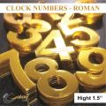 Clock Digits - Number Digits - Roman Digits - Resin Clock Digits - Golden Acrylic Digits for Resin Clock - Acrylic Digits for Resin Clock - Clock Digits Numbers - Golden Acrylic Numbers - Golden Numbers -Silver Acrylic Numbers Clock Numbers for Resin Art. 