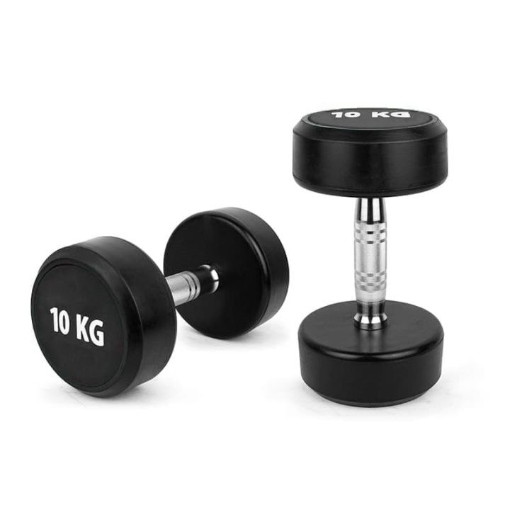 Rubber-Coated Dumbbells 24/40kg
