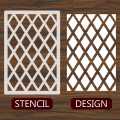 Pattern reusable Stencil For wall Painting Art DIY Home Decor, Album Crafts and Canvas. 