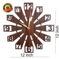 Ksa 3d Wooden Wall Clock for Home and Offices, 3D Design. 
