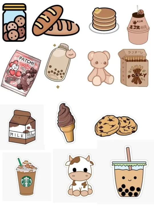 Pack of 14 Stickers coffee Sticker - Positive Energy Sticker Cute ...