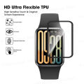 3D Protective Film For Xiaomi Band 9 Pro Full Curved Edge Screen Protector - Pack of 2. 