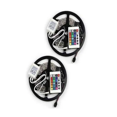 Pack%20Of%202%20Remote%20Control%20Rgb%20Led%20Strip%20Light%20with%20complete%20kit%20+%20Adopter%20-%20Image%202