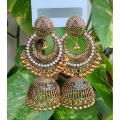 Antique Silver Ethnic  Bali Jhumka. 